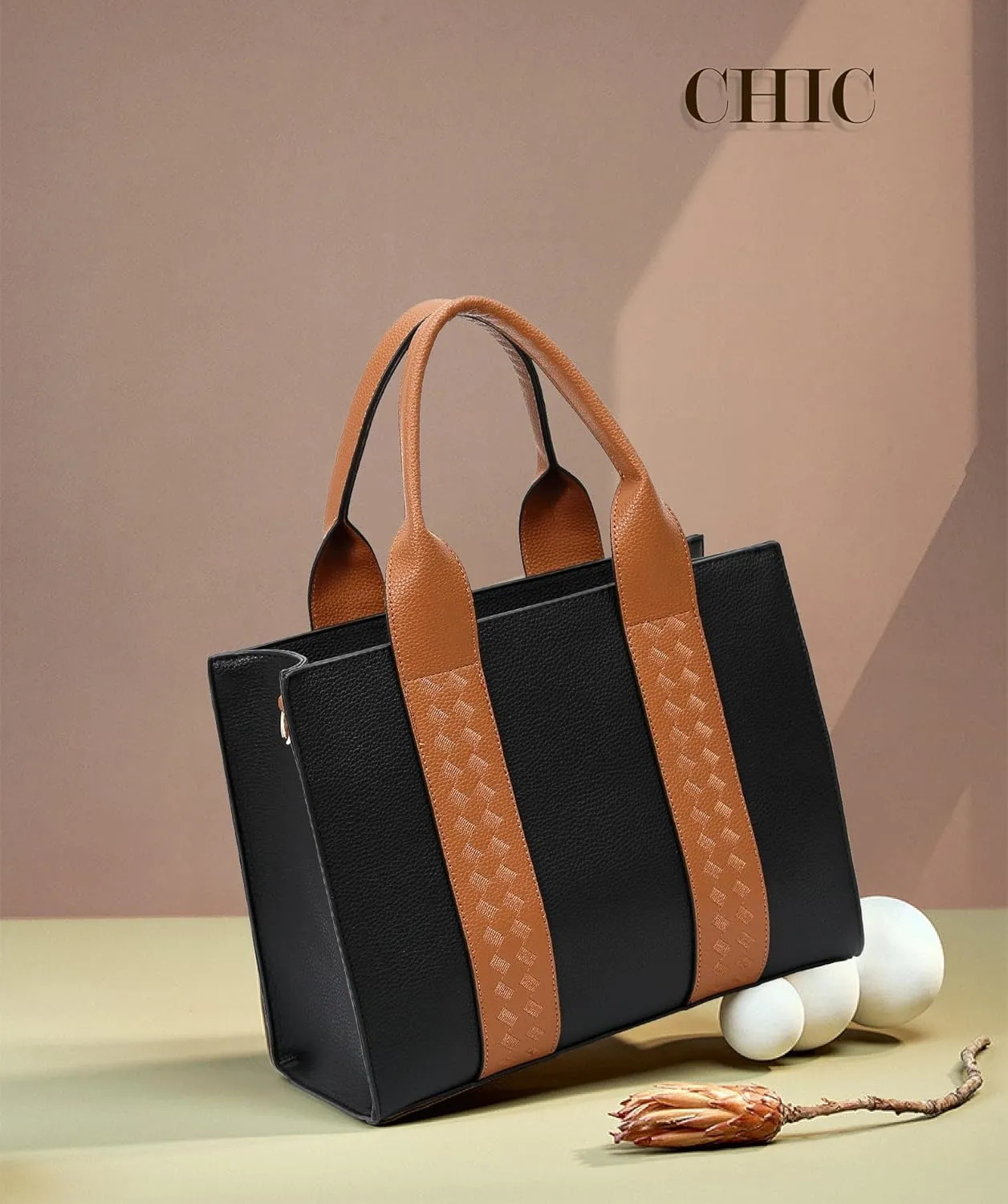 ToLFE Tote Bags for Women Top Handle Satchel Purses and Handbags PU Leather Shoulder Hobo Bags