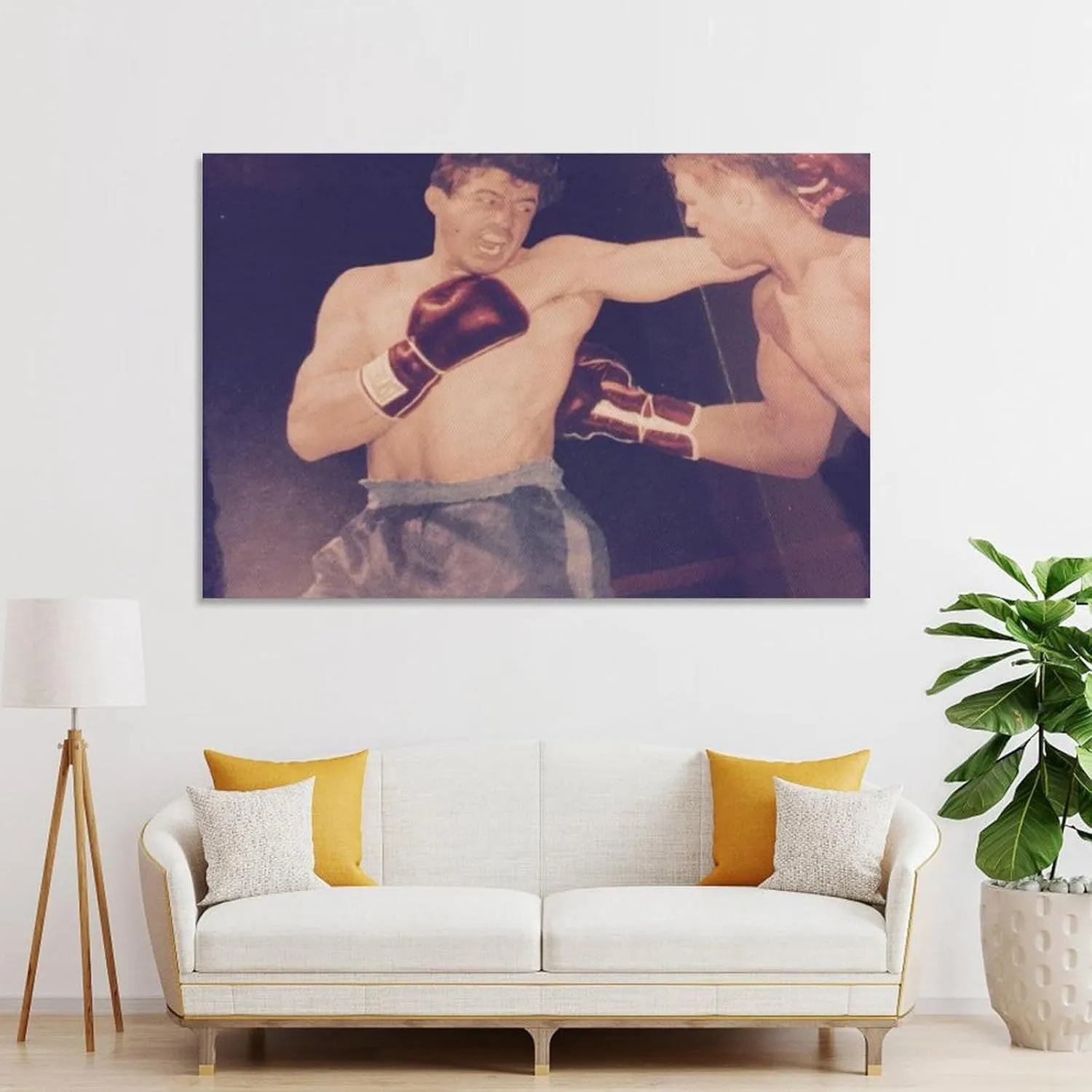 Tony Zale Boxing Poster (7) Canvas Wall Art Poster Decorative Bedroom Modern Home Print Picture Artworks Posters 16x24inch(40x60cm)