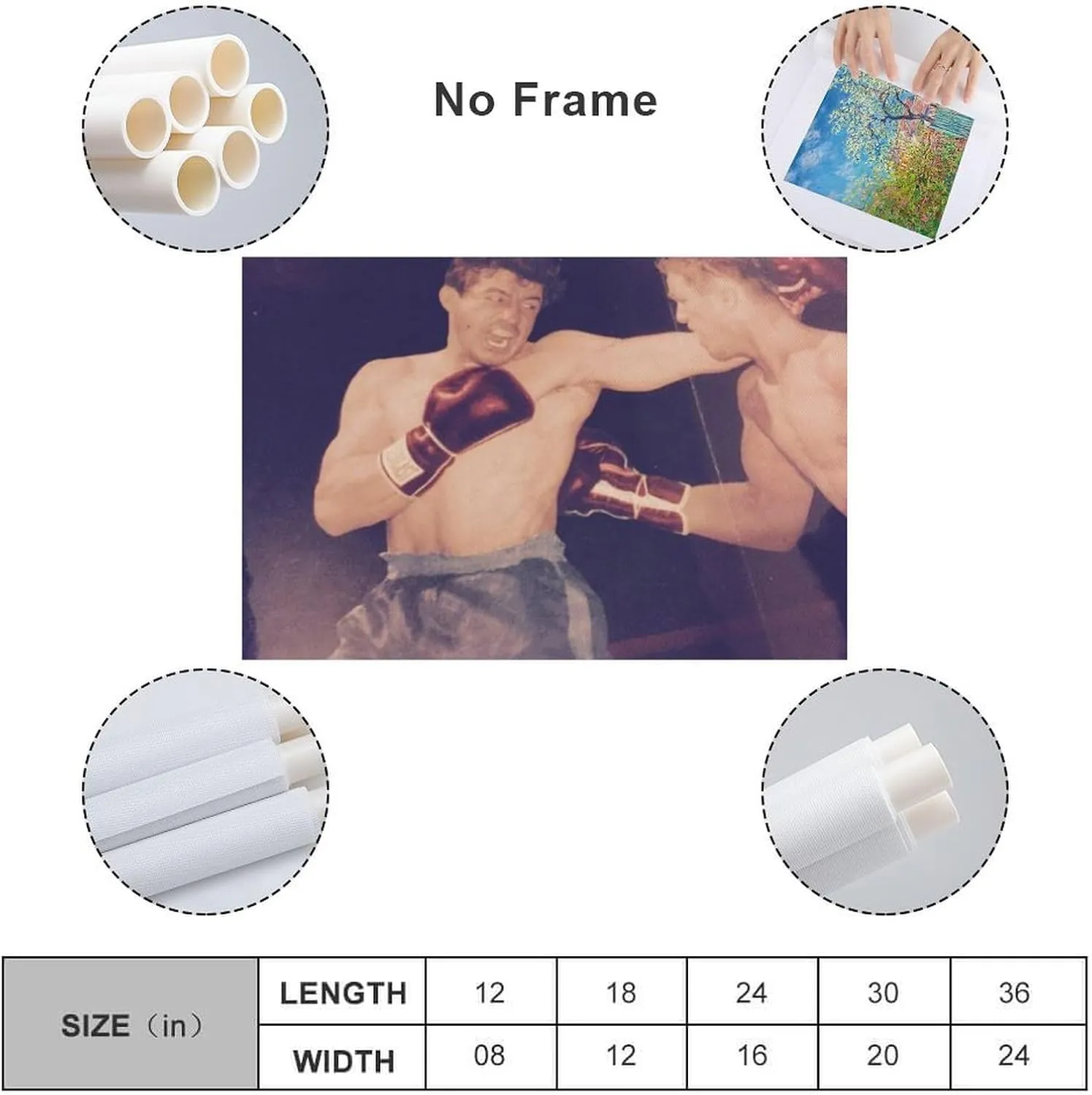 Tony Zale Boxing Poster (7) Canvas Wall Art Poster Decorative Bedroom Modern Home Print Picture Artworks Posters 16x24inch(40x60cm)