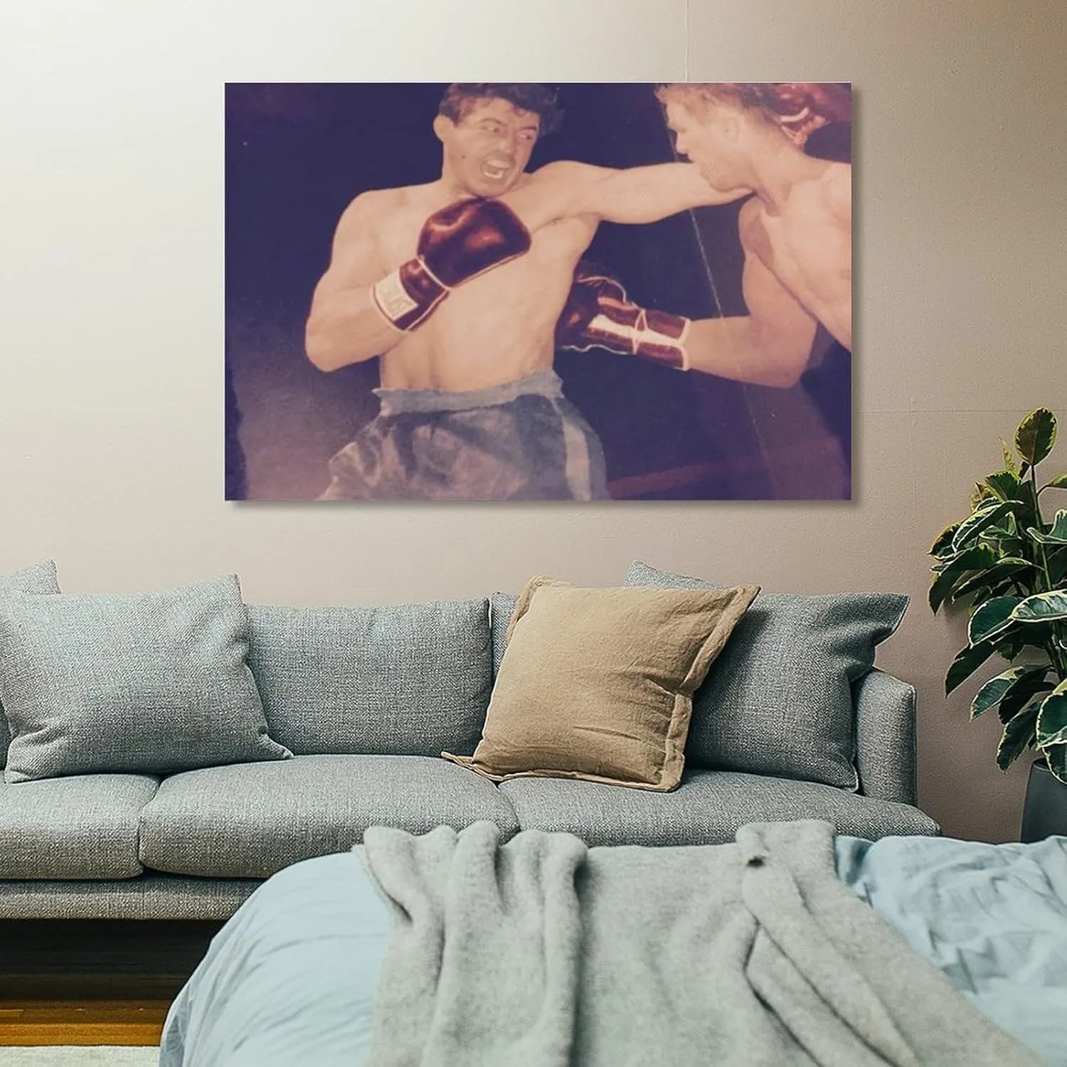 Tony Zale Boxing Poster (7) Canvas Wall Art Poster Decorative Bedroom Modern Home Print Picture Artworks Posters 16x24inch(40x60cm)