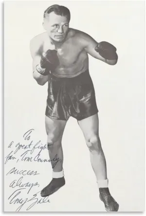 Tony Zale Boxing Poster (8) Room Aesthetic Poster Print Art Wall Painting Canvas Posters Gifts Modern Bedroom Decor 24x36inch(60x90cm)
