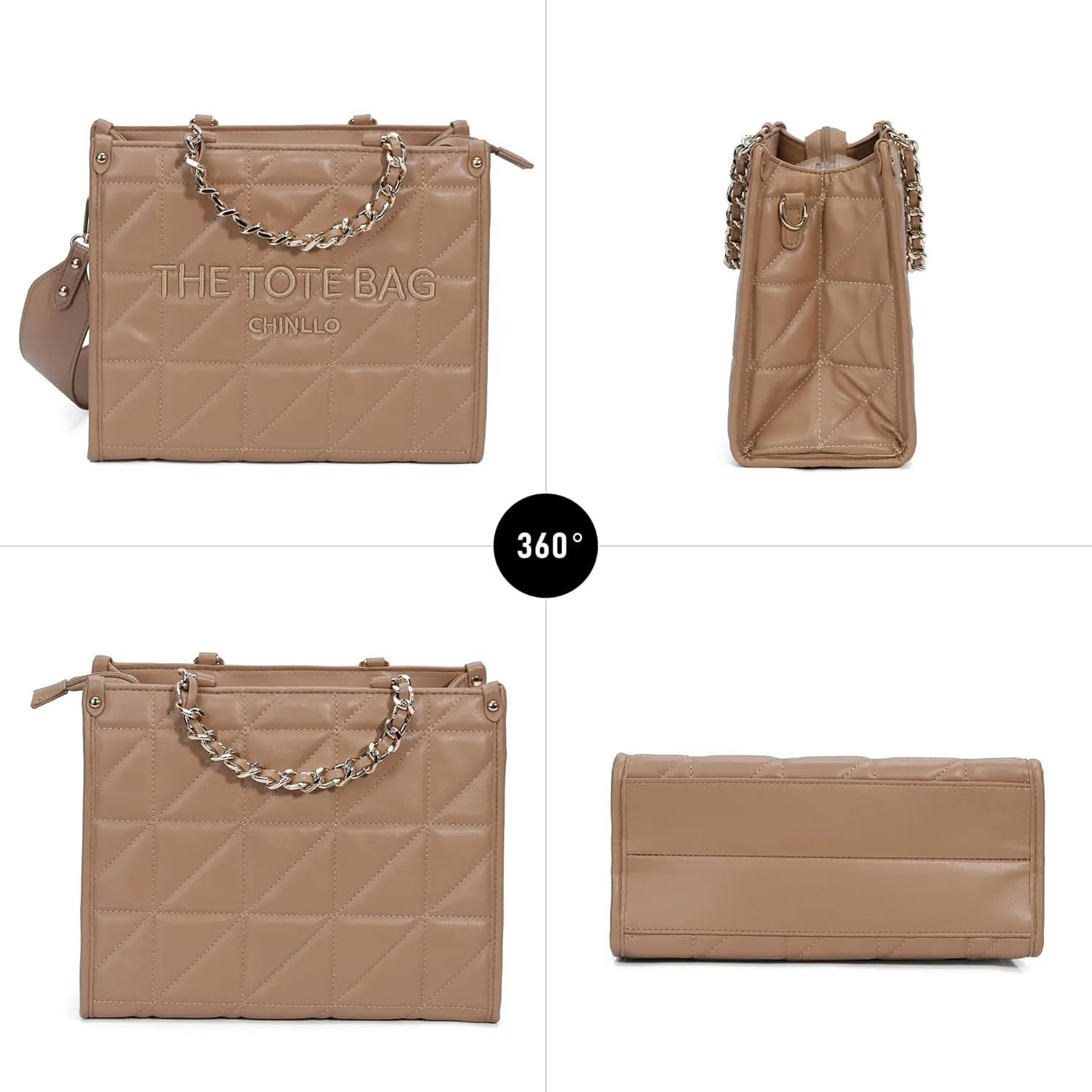 Tote Bag for Women, Top Handle Stachel Purse and Handbags with Shoulder Strap