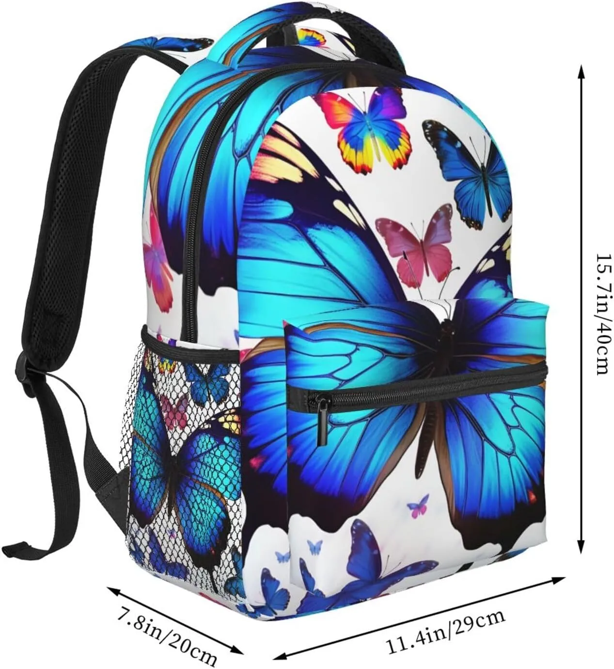 Travel Backpack for Women Men Casual Carry On Back Pack Love Heart Shape 15.6inch Laptop Backpack