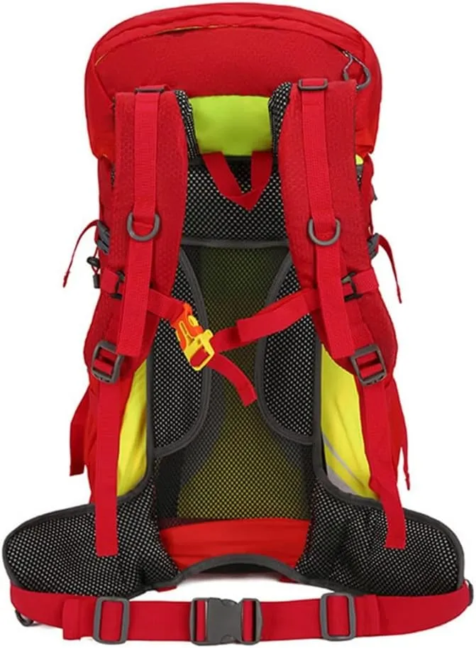 Travel Sports Backpack Camping Bag Multi Pocket Outdoor Bag 40L Hiking Backpack (E,As the picture shows)