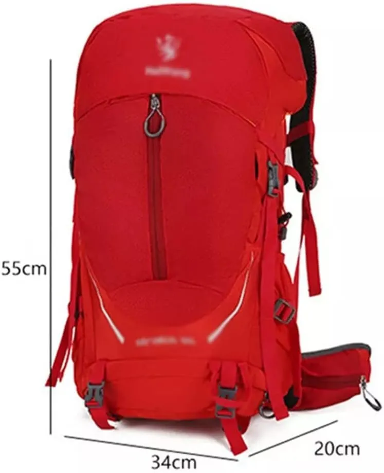 Travel Sports Backpack Camping Bag Multi Pocket Outdoor Bag 40L Hiking Backpack(D)