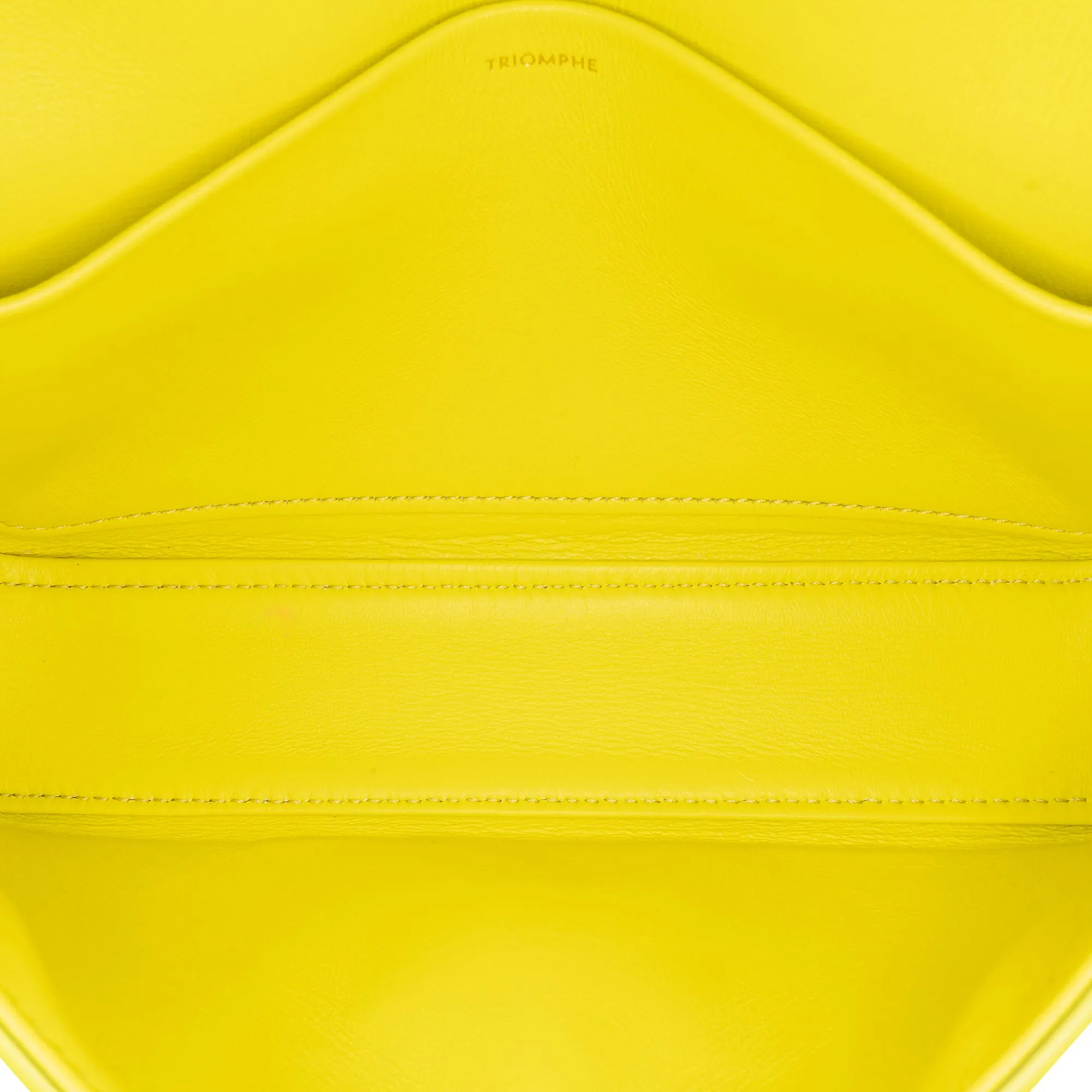 Triomphe Calfskin Cuir Chain Shoulder Bag