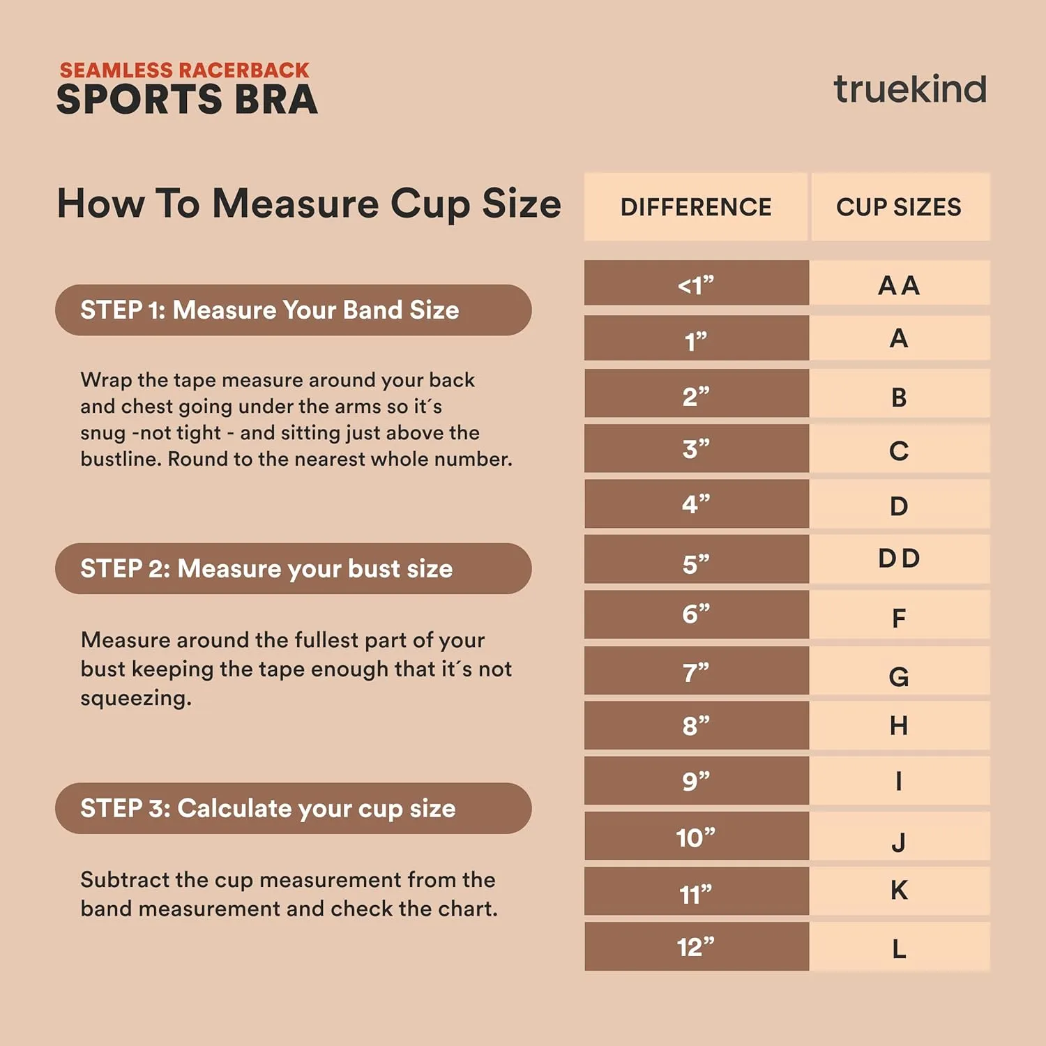Truekind Racerback Sports Bras for Women, High Support Workout Tops for Women, Workout Bra Plus Size
