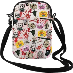 TSOTMO Horror Movie Lover Gift Halloween Camp Crystal Lake Crossbody Bag Movie Fan Gift for Mother Best Friends