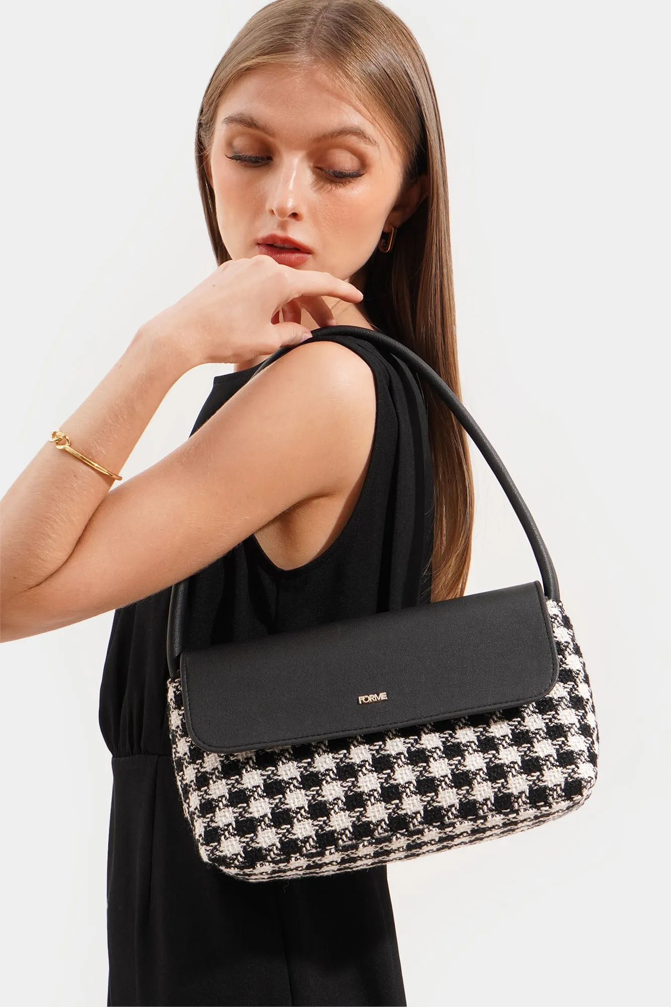 Tweed Shoulder Bag