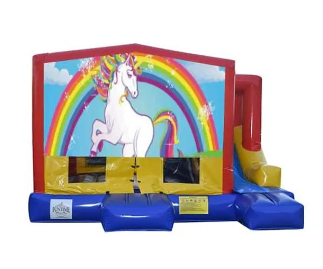 Unicorn Small External Slide Jumping Castle