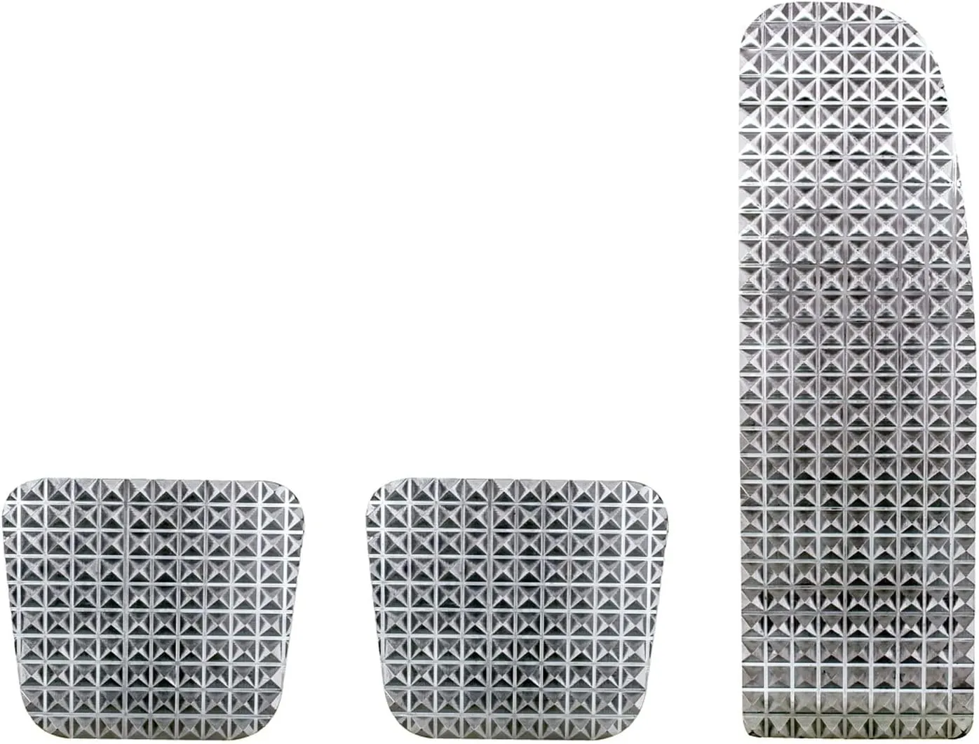 UNITED PACIFIC 70361 Accelerator/Brake/Clutch Pedal Set, Dual Gauge Diamond, for 2008-2017 Freightliner Cascadia, Coronado & M2