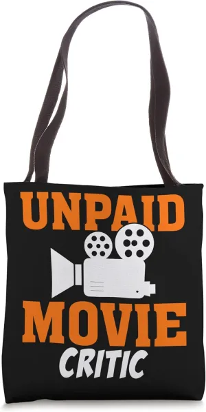 Unpaid Film Criticism Movie Ratings Tote Bag