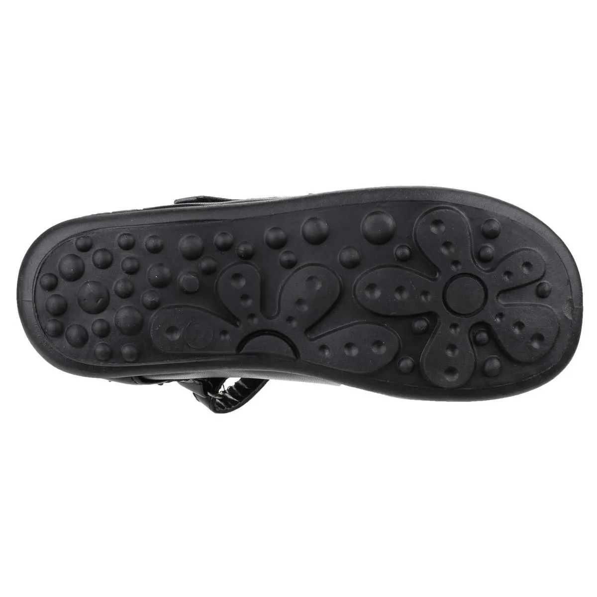 US Brass Primrose Touch Fastening Bar Shoe Black