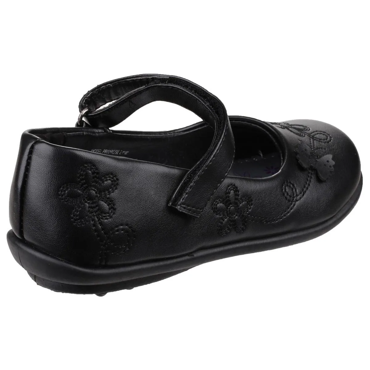 US Brass Primrose Touch Fastening Bar Shoe Black