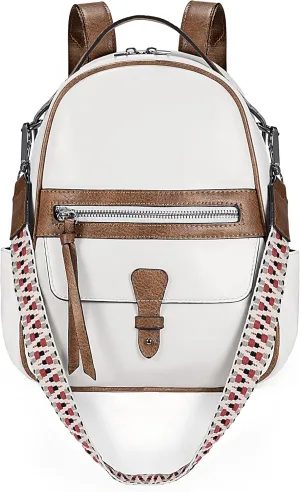 UTO Mini Backpack for Women Ladies Shoulder Backpack Fashion Handbag Convertible Shoulder Bag Purse