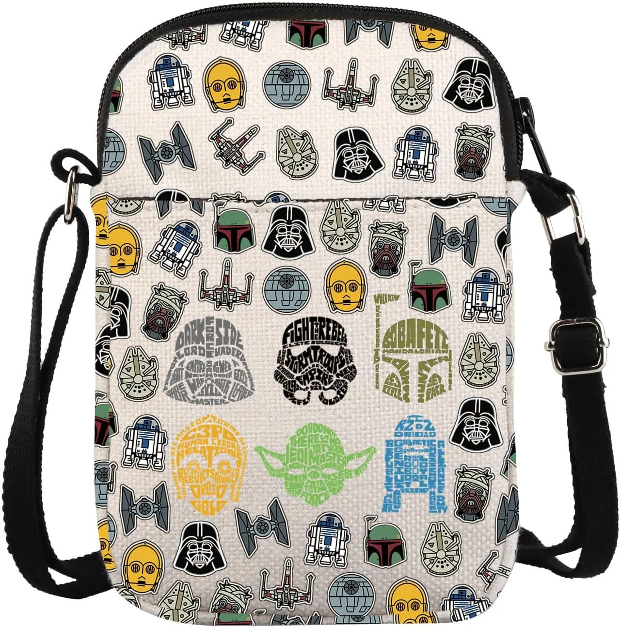 VAMSII S W Themed Gift Star Movie Crossbody Bag S W Merchandise