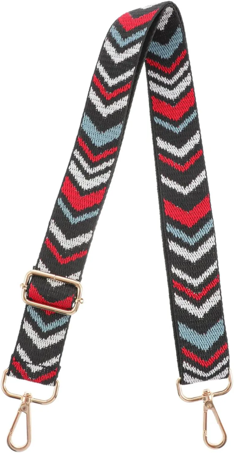 Veemoon Ethnic Style Bag Strap Replacement Wide DIY Shoulder Strap for Women Bag Accessory Decorative Comfortable