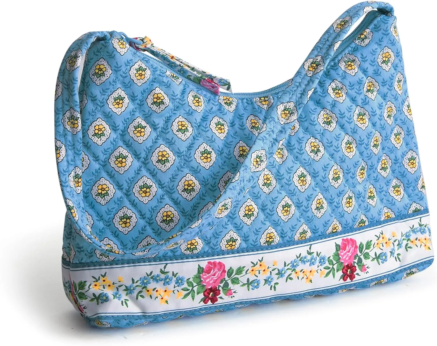 Vera Bradley Premium Cotton Post Shoulder Bag