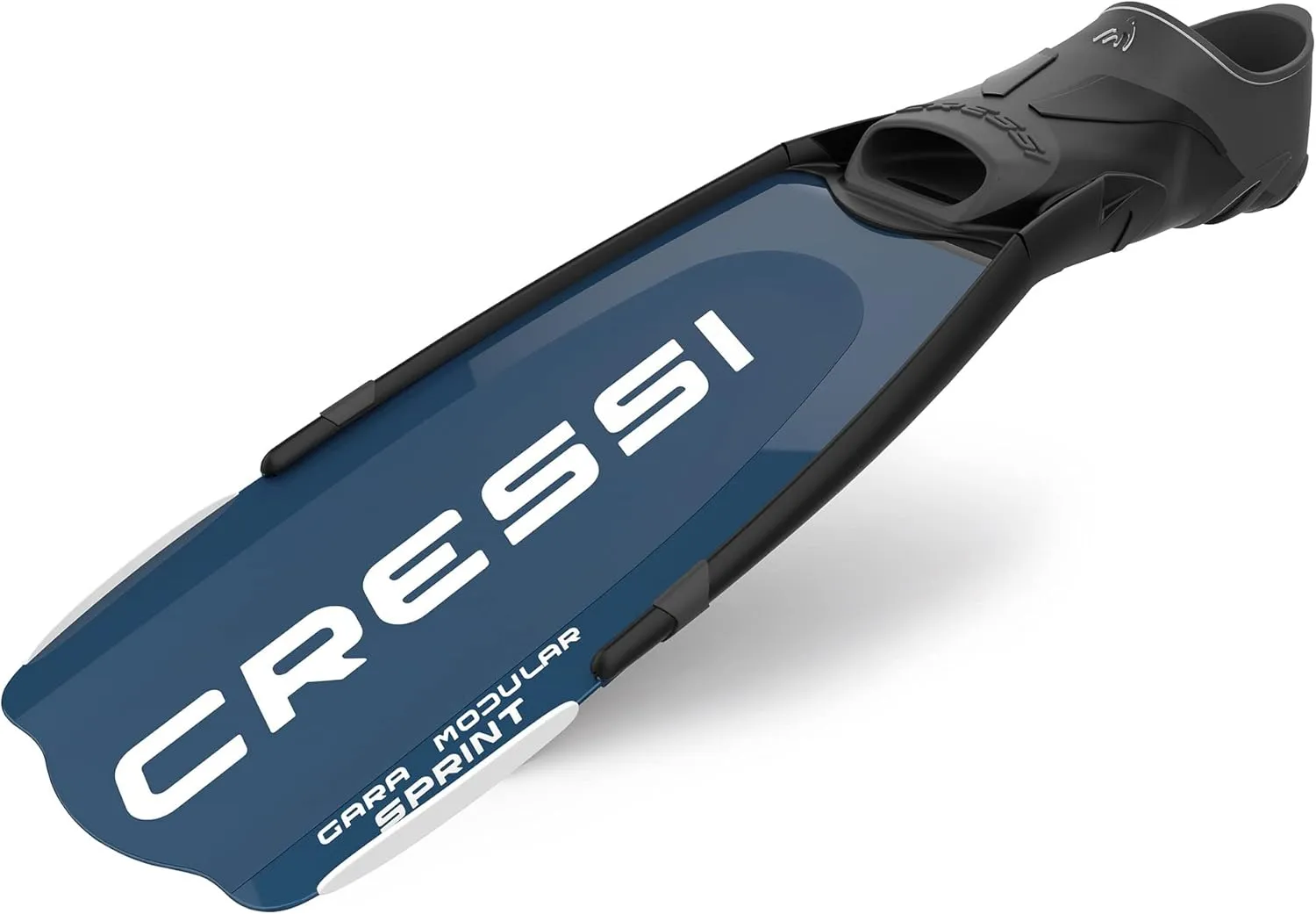 Versatile Fins for Scuba Diving, Snorkeling, Freediving - Gara Modular Interchangeable Blade System - Adjustable Full Foot Pocket - Gara Sprint: made in Italy by Cressi