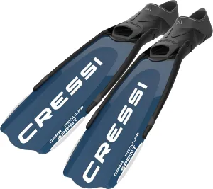 Versatile Fins for Scuba Diving, Snorkeling, Freediving - Gara Modular Interchangeable Blade System - Adjustable Full Foot Pocket - Gara Sprint: made in Italy by Cressi