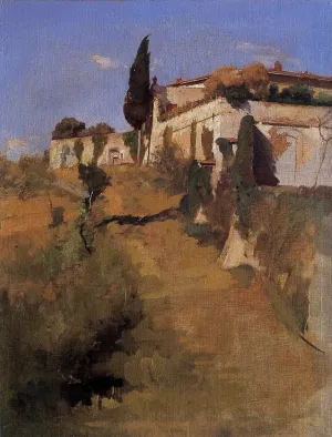 Villa Castellani, Belloguardo by Frank Duveneck - 16" x 20" Premium Canvas Print