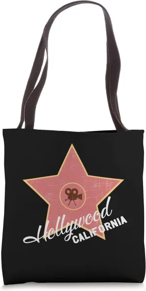 Vintage Hollywood Cinematic Walk Of Fame Star Tote Bag