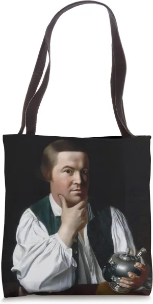 Vintage Paul Revere Portrait Painting (1768) Tote Bag