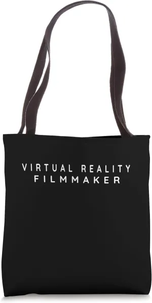 Virtual Reality Filmmaker Modern, Contemporary Font Tote Bag