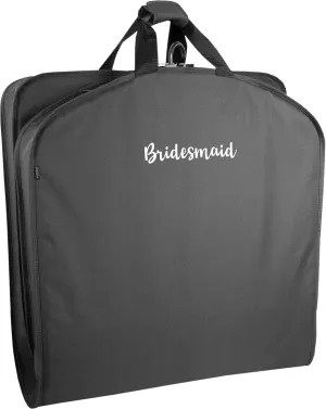 WallyBags Deluxe Travel Garment Bag, Black-BM1, 60-Inch