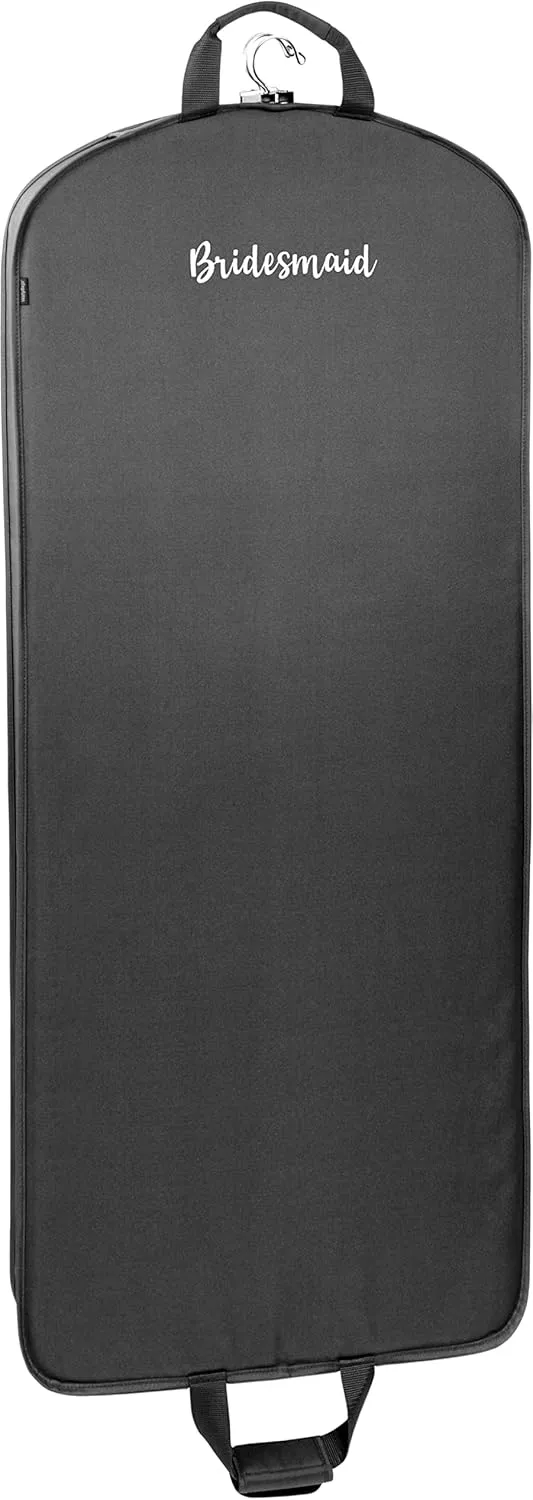 WallyBags Deluxe Travel Garment Bag, Black-BM1, 60-Inch