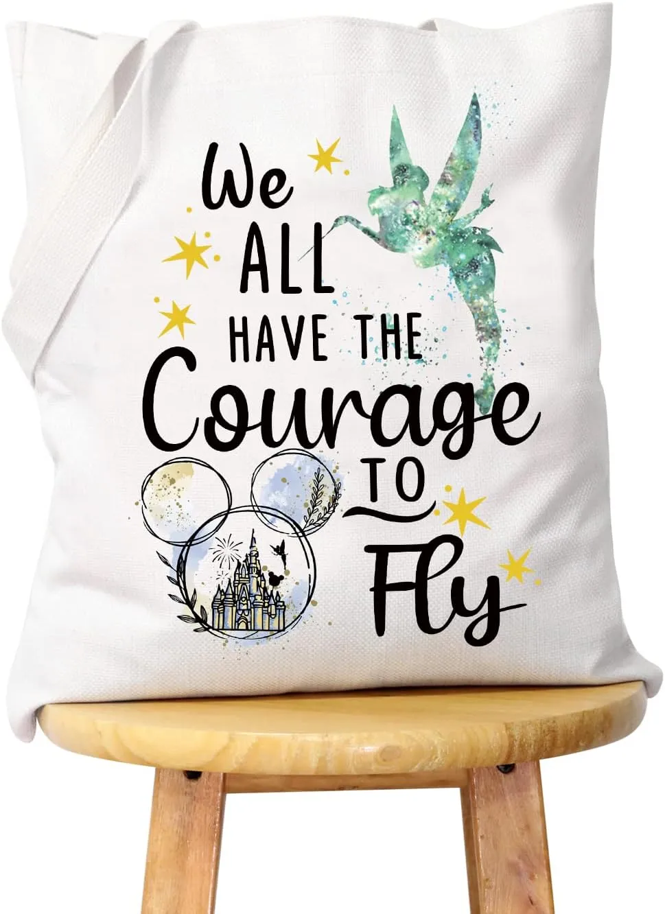 WCGXKO Neverland Gift Cartoon Movie Merchandise Tote Bag