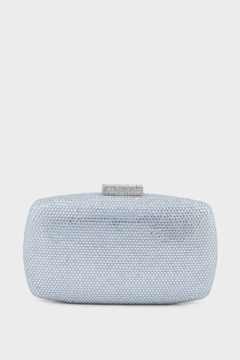 Wedding  Clutch B20784-Silver