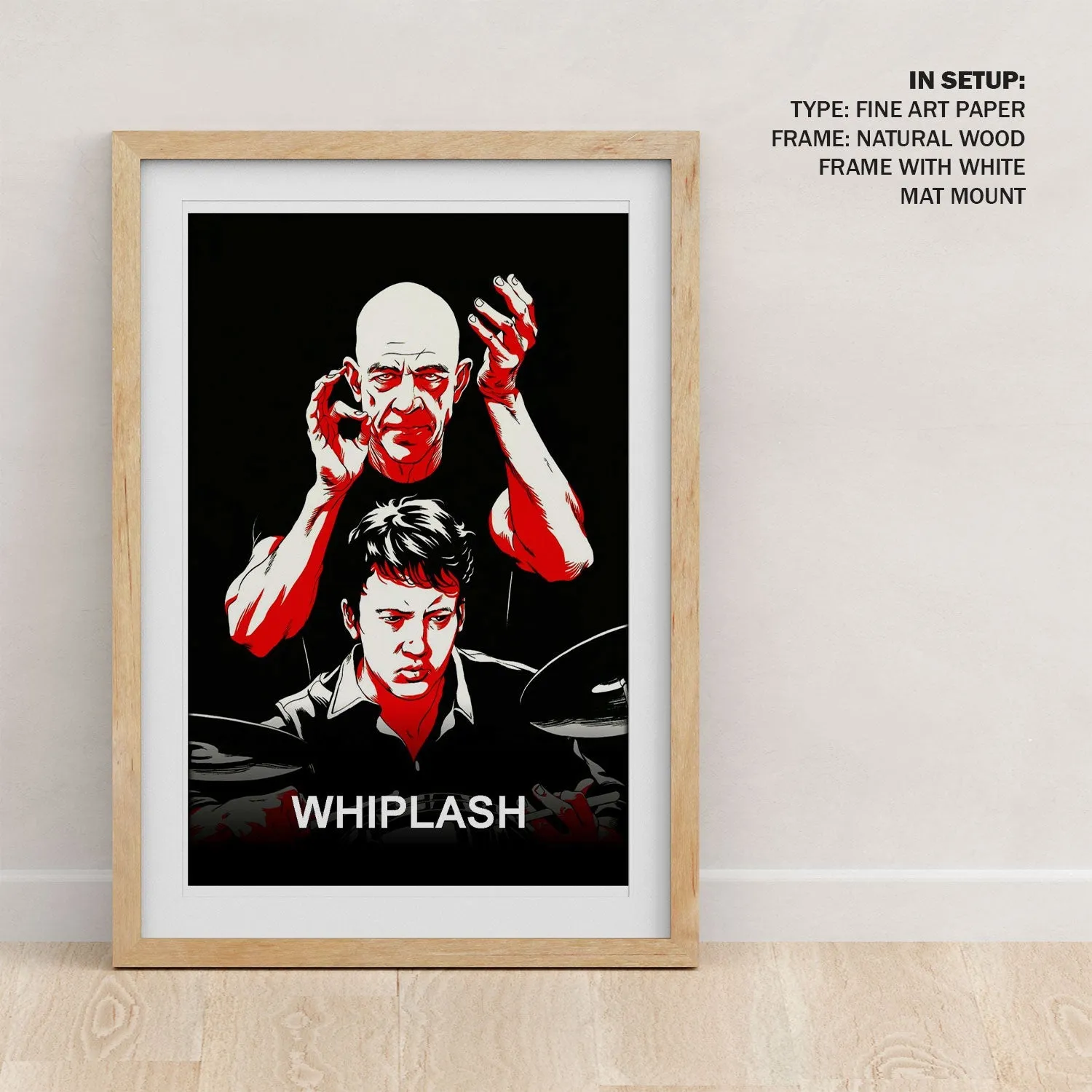 Whiplash (2014) Movie Poster Art