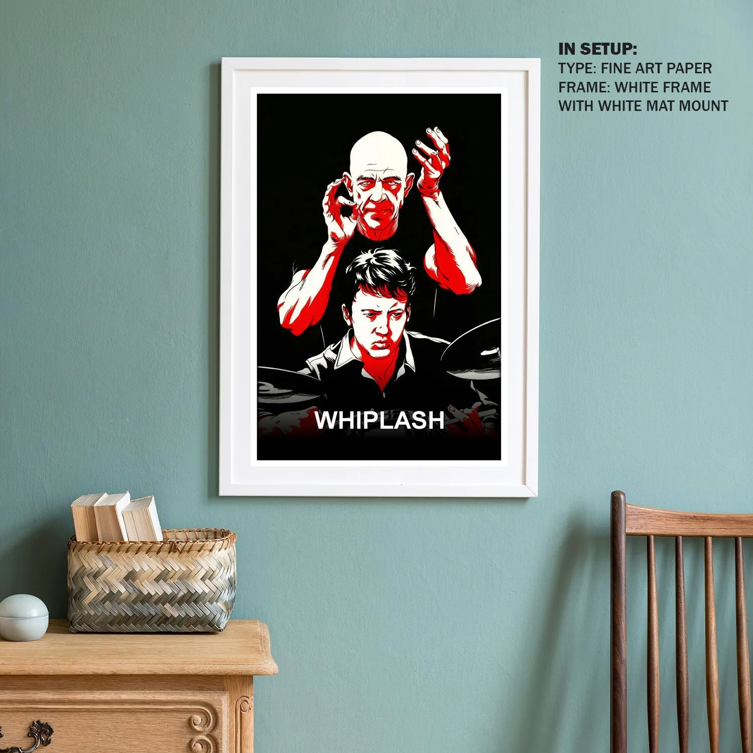 Whiplash (2014) Movie Poster Art