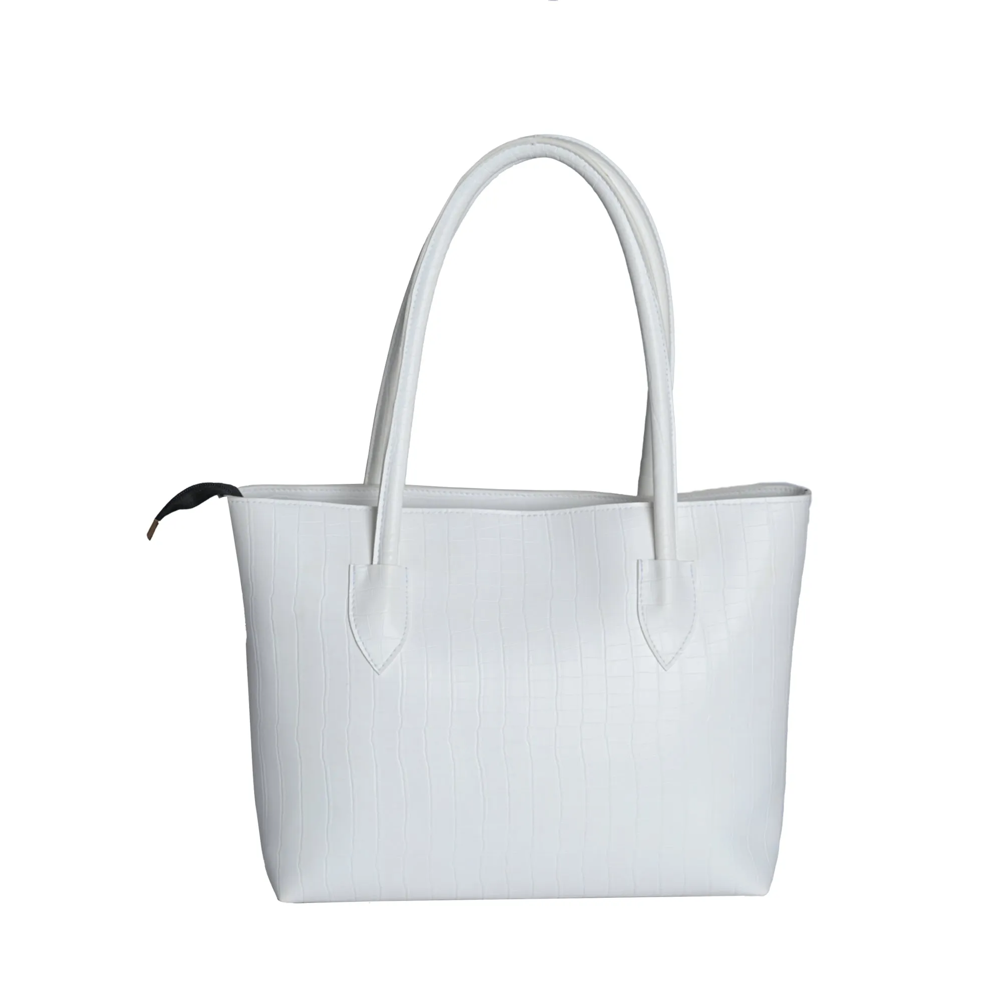 White Belle Croc Tote Bag
