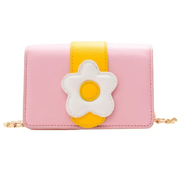 Wholesale Kids Bag Flower PU Leather Crossbody Bag JDC-SD-JiaQ097