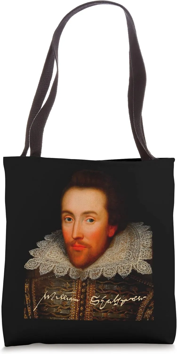 William Shakespeare the Bard Tote Bag