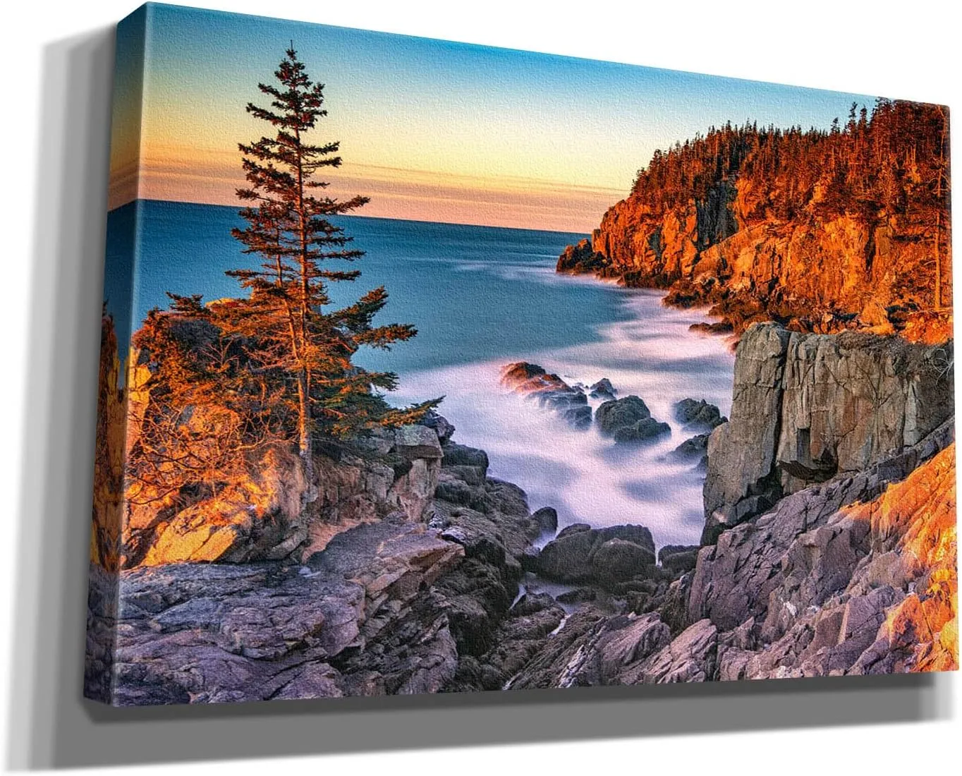 'Winter Dawn at Quoddy Head' by Rick Berk, Canvas Wall Art, 18"x12"
