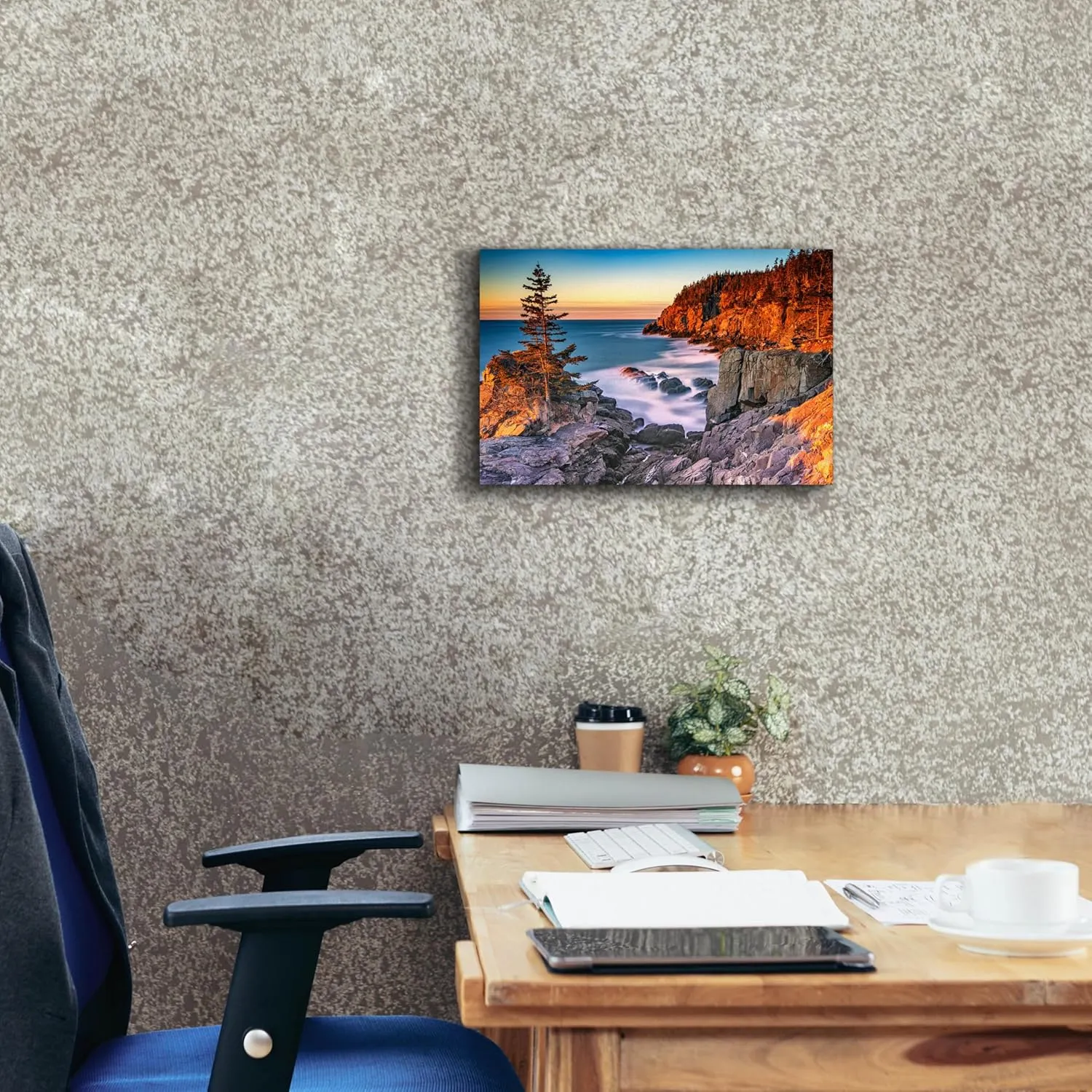 'Winter Dawn at Quoddy Head' by Rick Berk, Canvas Wall Art, 18"x12"
