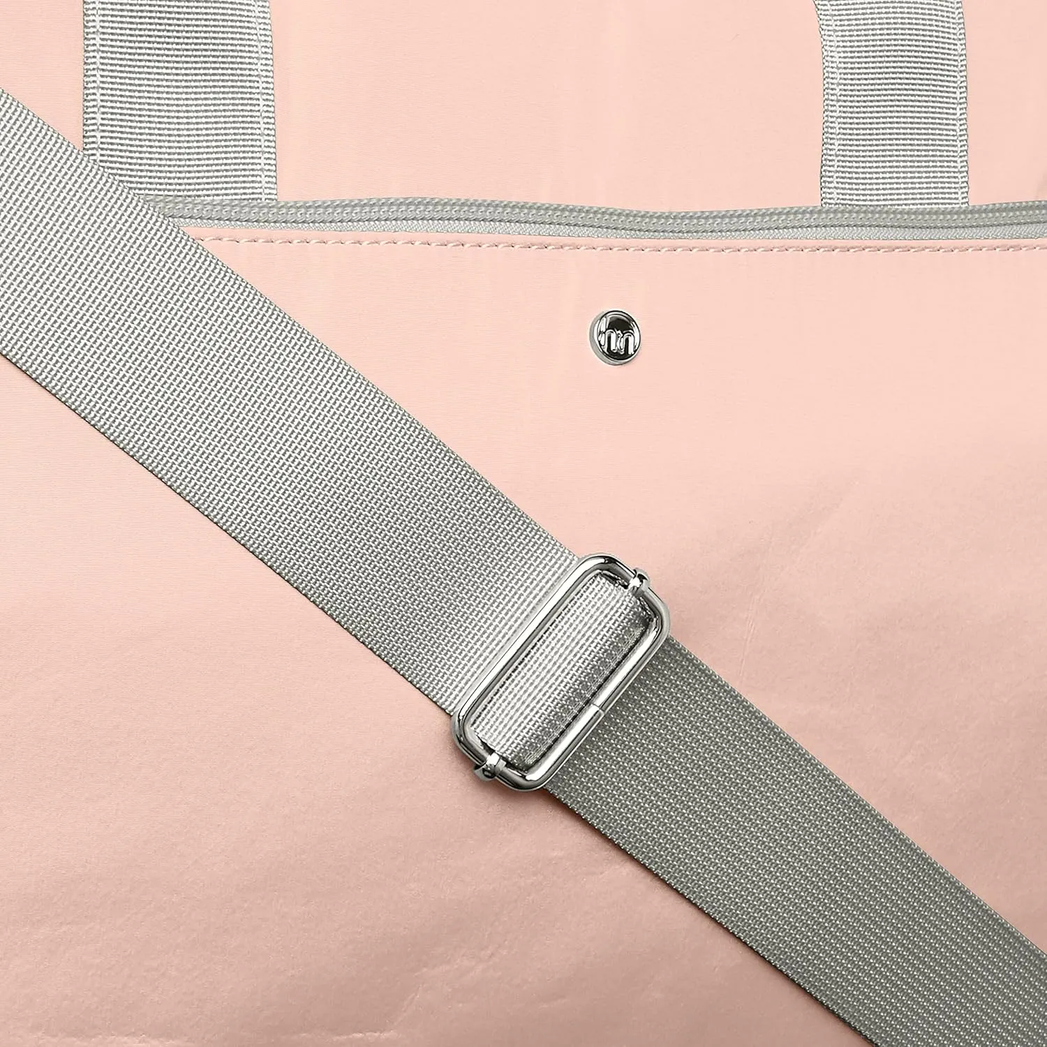 Women Boston Bag, Multicolor (Pink/Beige), H29×W43×D18cm