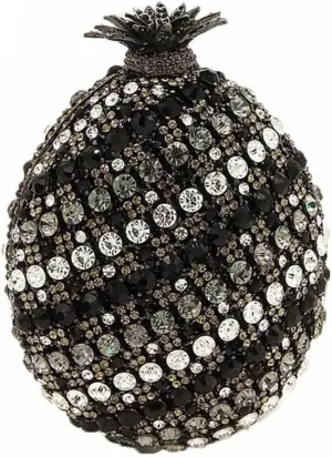 Women Diamond Pineapple Evening Bag Dazzle Fruit Shaped Rhinestone Clutch Novelty Crystal Handbag for Party Prom