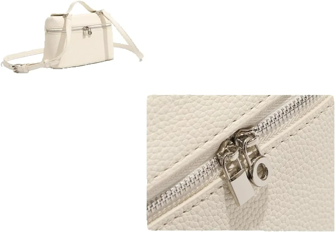 Women's Commuting Handbags Square Shoulder Bags Adjustable Crossbody Bag Zipper Purses