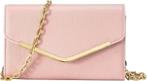 Women's Evening Bag ，Envelope Clutch Purse Handbag Detachable Chain Crossbody Bag for Women Wedding Party Shoulder Bag