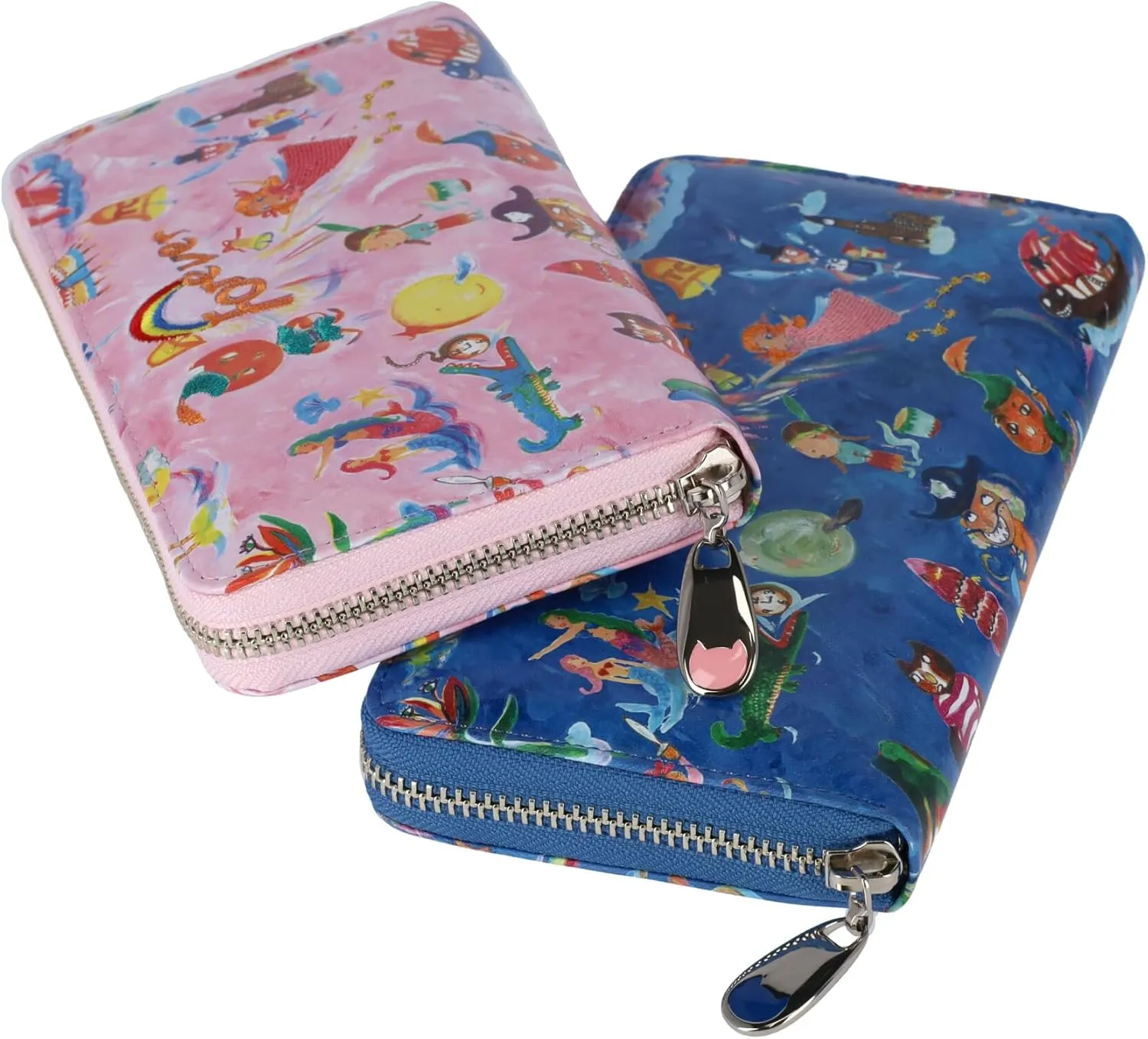 Women's Merchen Pattern Rf Long Wallet