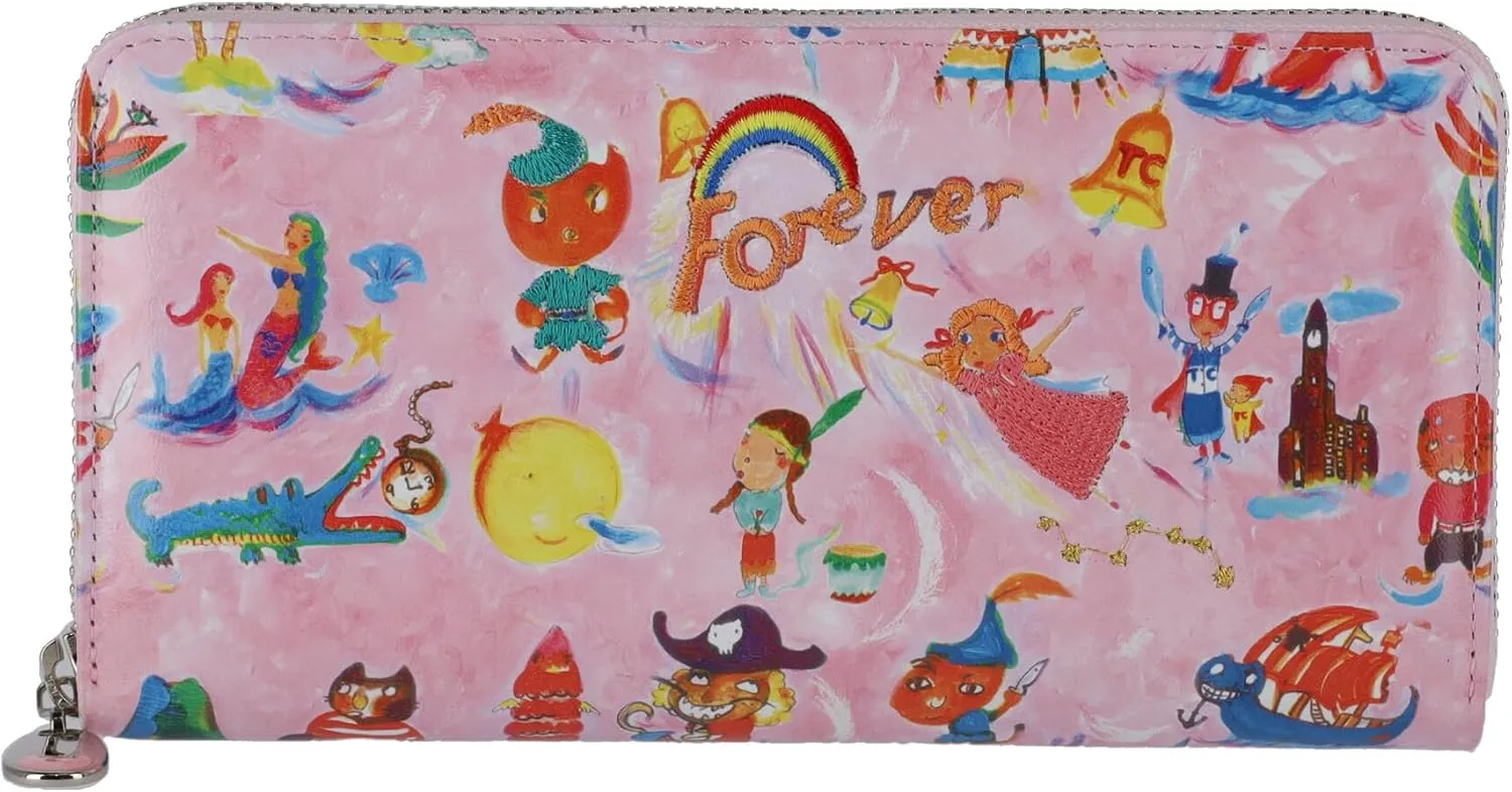Women's Merchen Pattern Rf Long Wallet