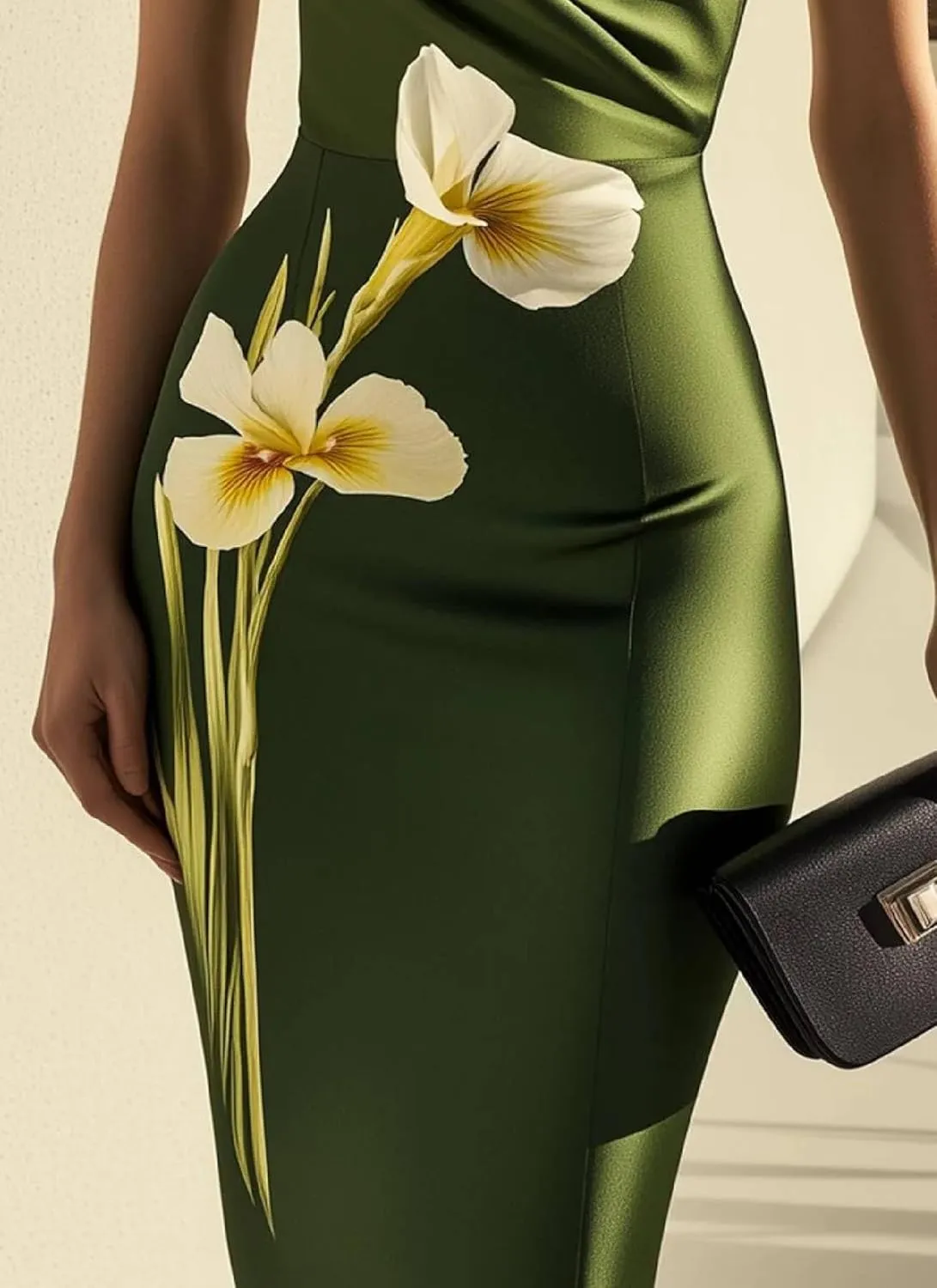 Womens Summer Gorgeous Green Sleeveless V Neck Off The Shoulder Ruched Bodycon Elegant Dinner Party Mini Dress