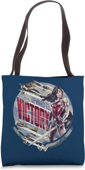 Wonder Woman Movie Upward To Victory Tote Bag