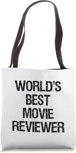 World's Best Movie Reviewer Tote Bag