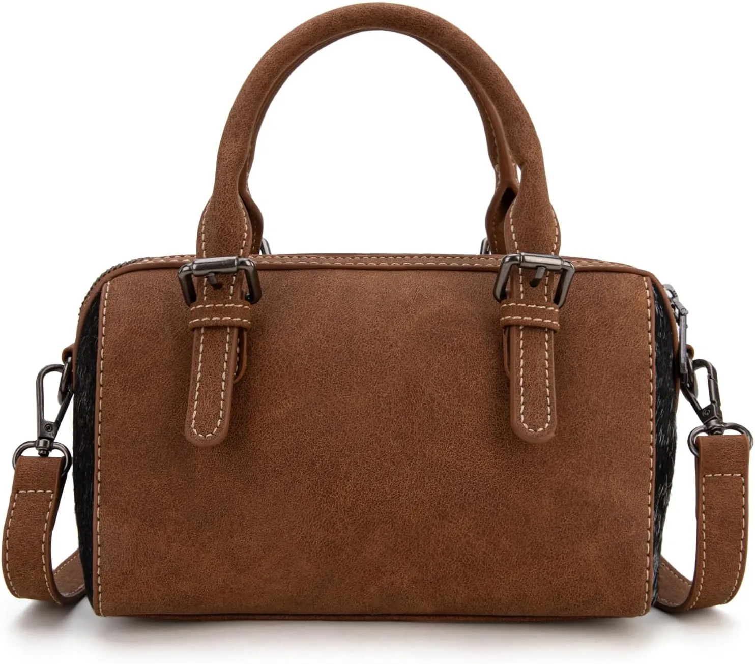 Wrangler Cowhide Crossbody Bags for Women Western Designer Top-handle Handbags