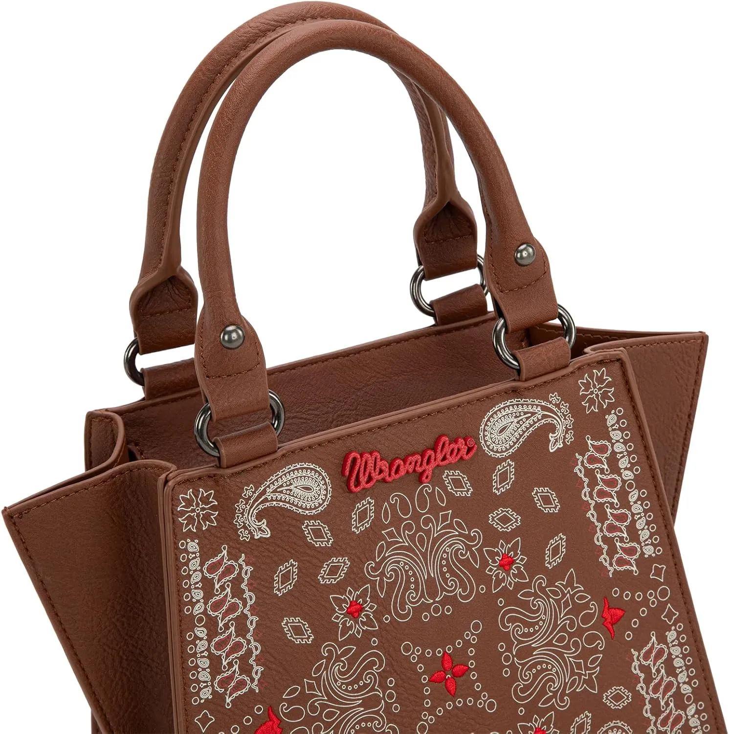 Wrangler Purses for Women, Cute Tote Bags Western Designer Top-handle Handbags